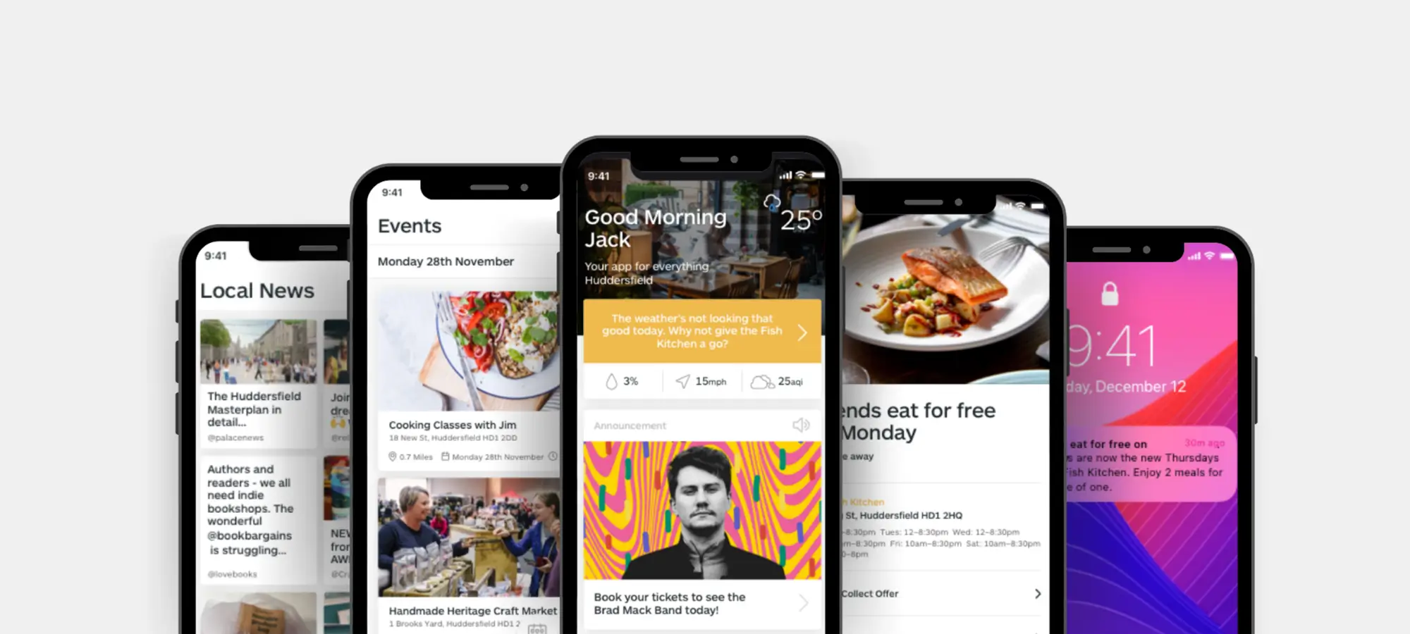 Hello Huddersfield App Screenshots