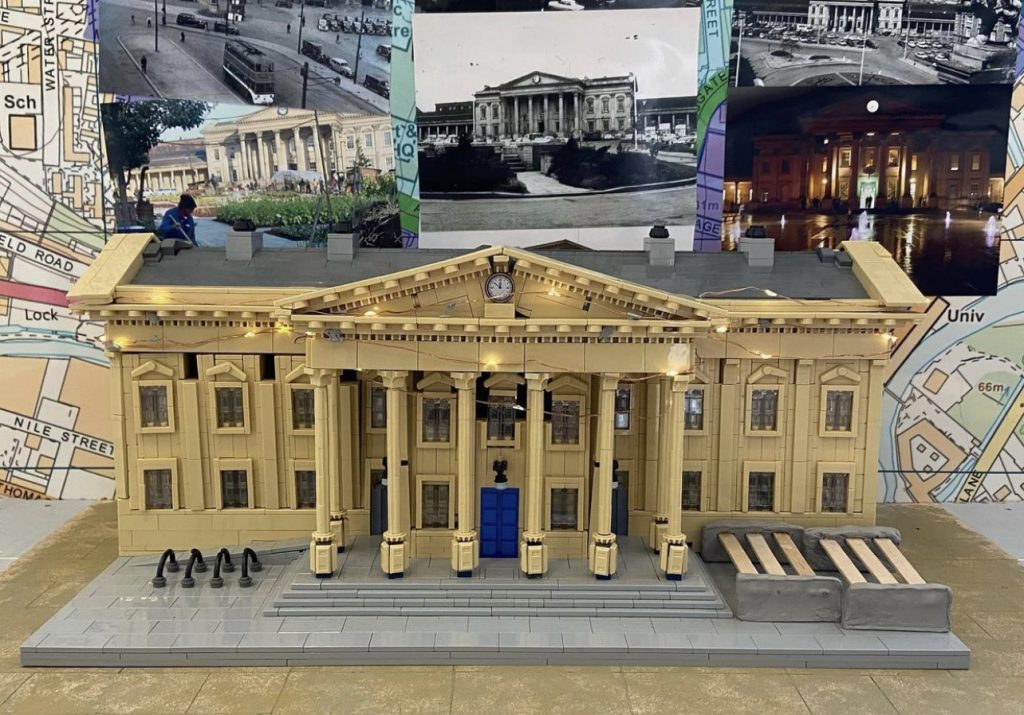 huddersfield train station lego model