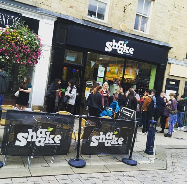 Shaake, milkshake bar in Huddersfield